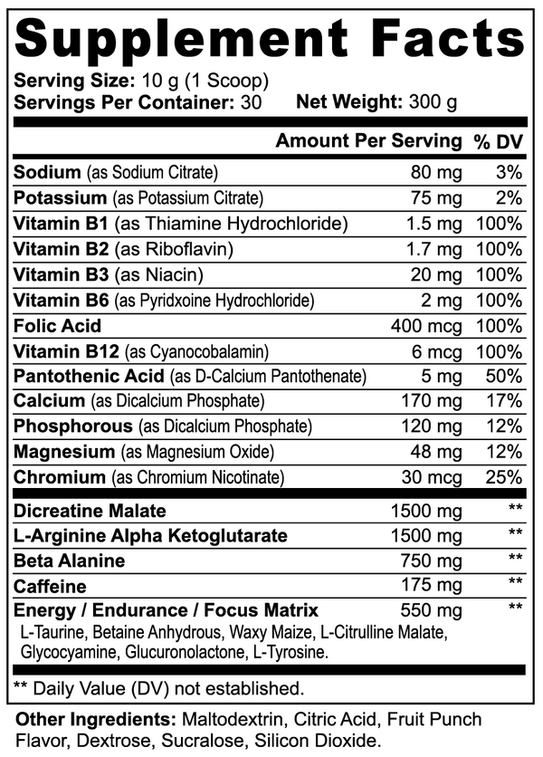 Energy Boost Fruit Punch