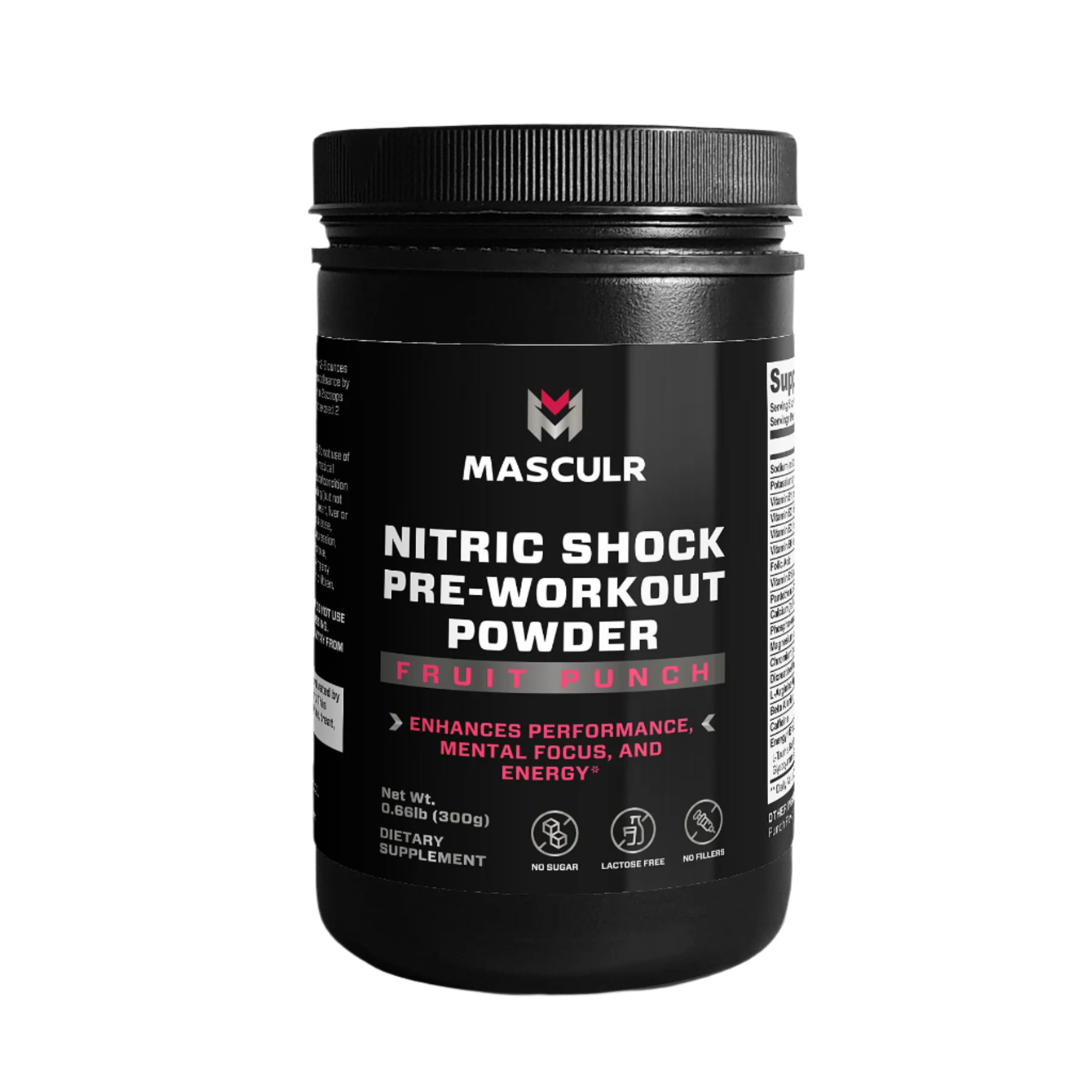 Nitric Shock Pre-Workout Powder (Fruit Punch)