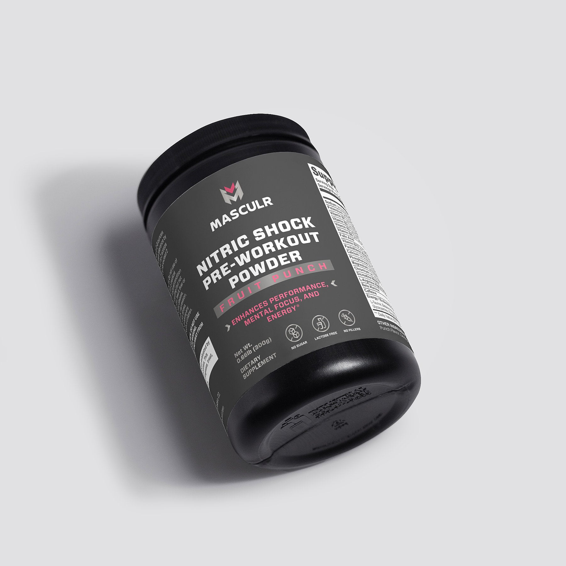 Nitric Shock Pre-Workout Powder (Fruit Punch)